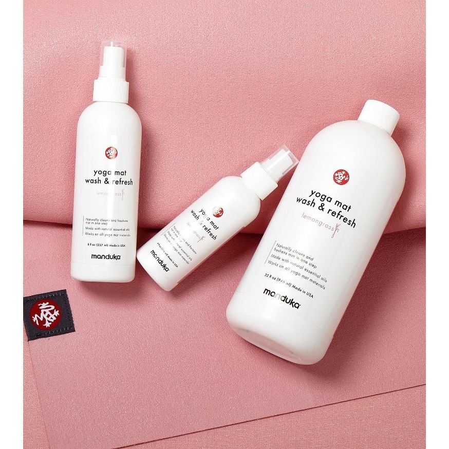 Manduka น้ำยาทำความสะอาดเสื่อ Manduka รุ่น Mat Wash and Refresh - Lemongrass
