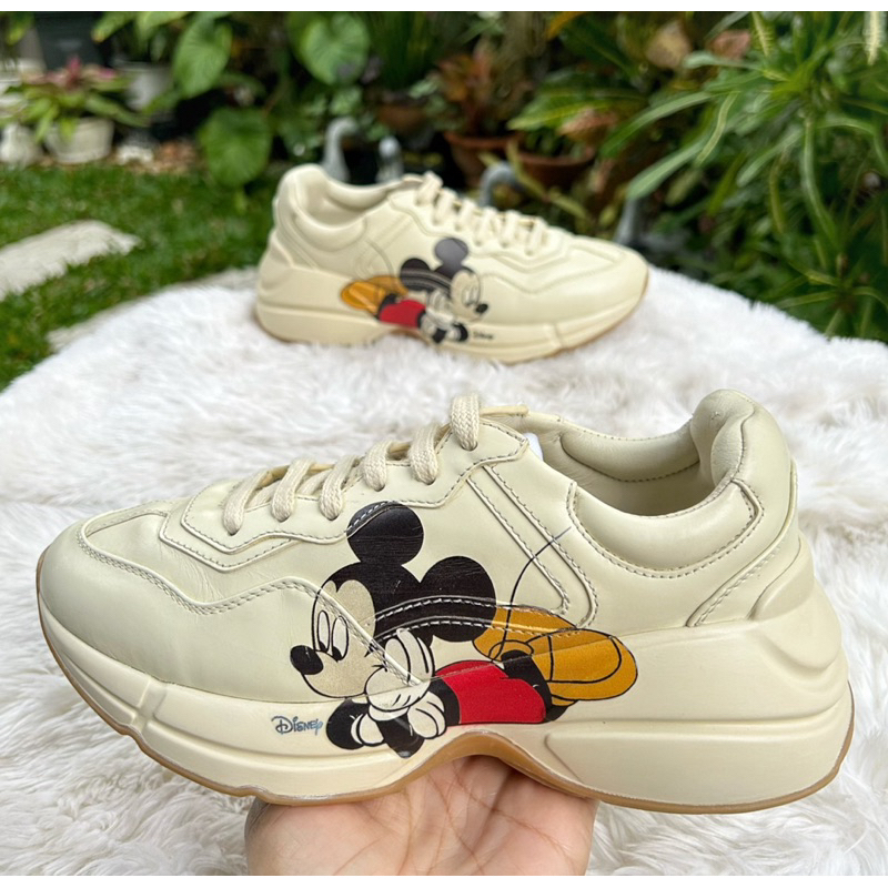 รองเท้า Gucci Rhyton Mickey Mouse Sz.40 มือสองแบรนด์แท้