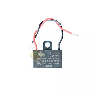 คาปาซิเตอร์พัดลม CBB61 450V 1uF-4uF ใช้ได้ทุกยี่ห้อ อะไหล่พัดลม