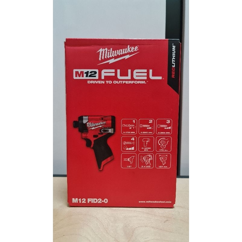 Milwaukee m12 FID2 เจนล่าสุด  2023 ไขควงกระแทก