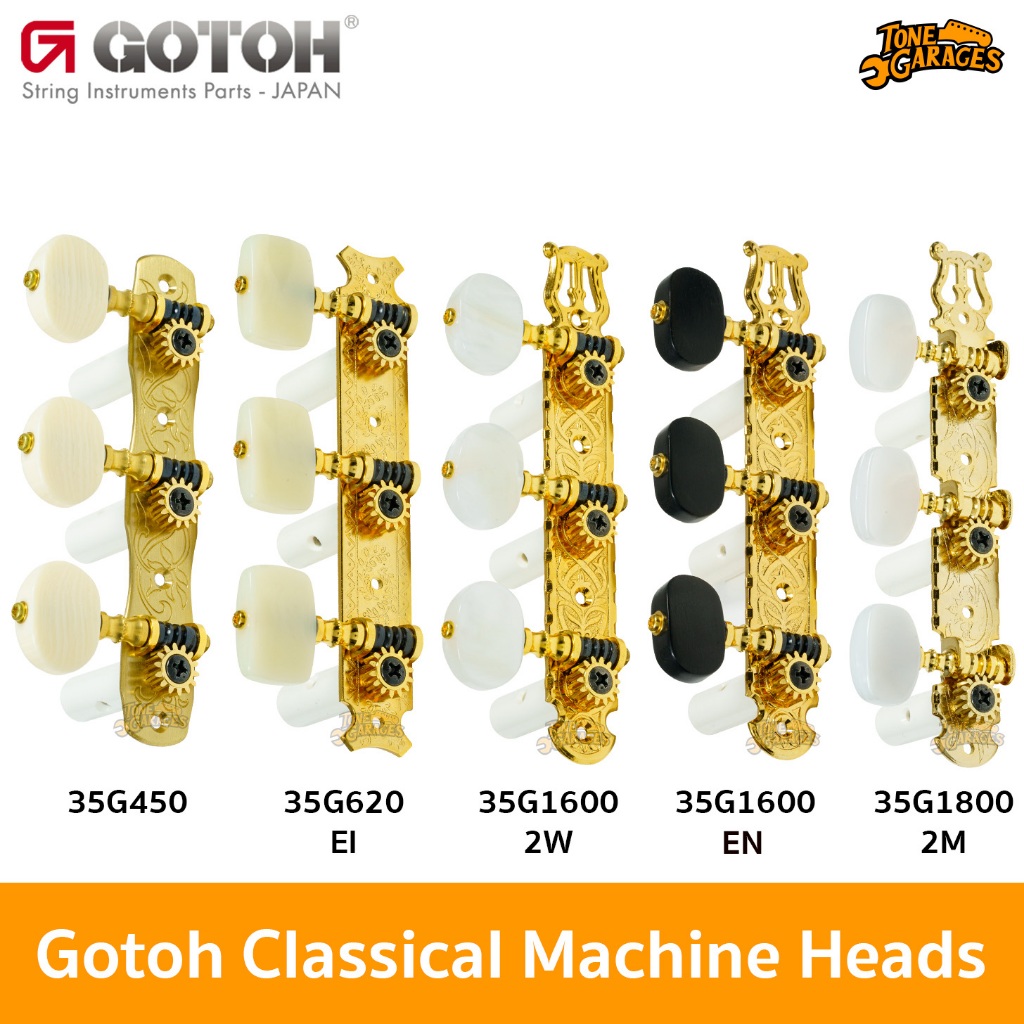 Gotoh Classical Guitar Machine Heads ลูกบิดกีต้าร์คลาสสิก Made in Japan