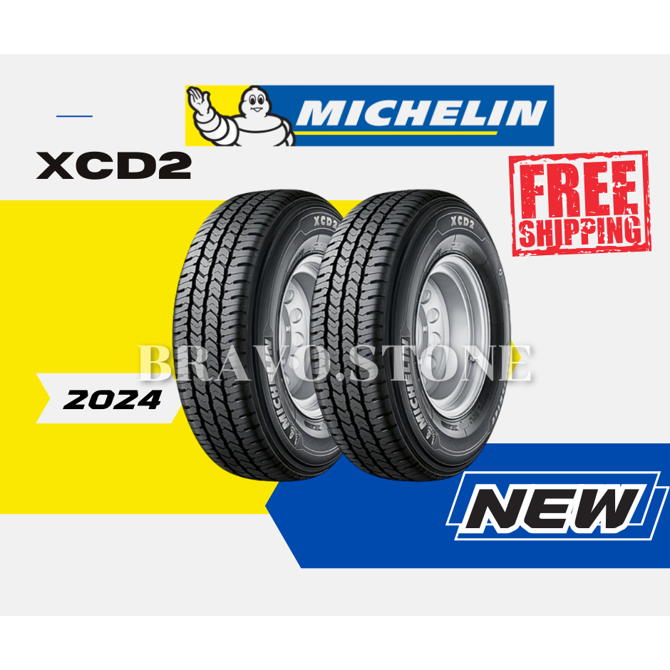ส่งฟรี MICHELIN รุ่น XCD2 225/75 R14 225/75 R15 ยางใหม่ปี 2024🔥(ราคาต่อ 2 เส้น) แถมฟรีจุ๊บลมยาง✨✅✅