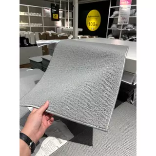 [ราคาถูกที่สุด] IKEA พรมเช็ดเท้า FINTSEN ฟีนท์เซน เทา 40 x 60 ซม. พรม สีเทา สีเบจ