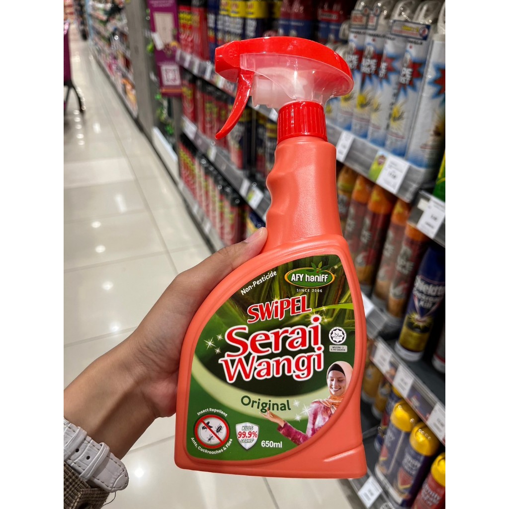 SWiPEL สเปรย์ทำความสะอาด กำจัด🚫🪰แมลงวัน🐜 มด 🪳แมลงสาบ🦟 ยุง ในห้องครัว กลิ่นหอมจากธรรมชาติ