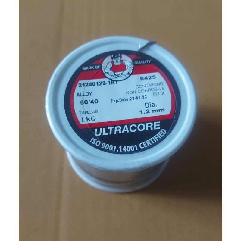 ตะกั่ว ULTRACORE 1KG 1.2mm. ALLOY60/40