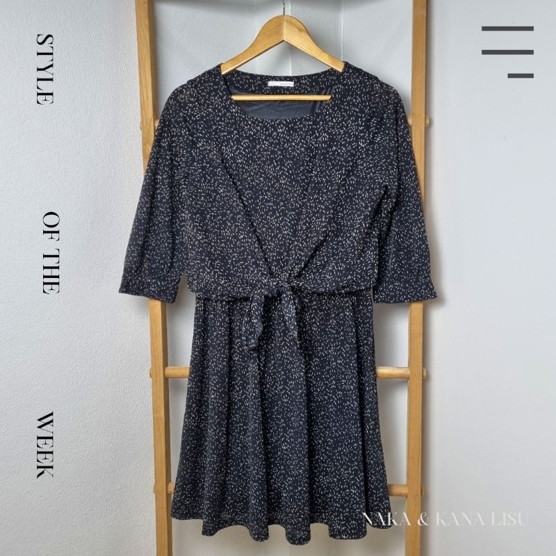 opaque.clip  ชุดเดรสผูกโบว์ด้านหน้า