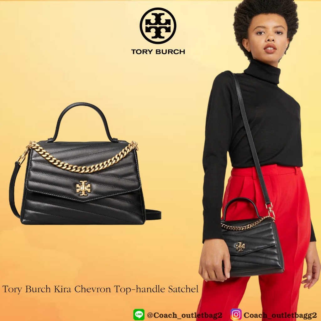 TORY BURCH Kira Chevron Top-handle Satchel