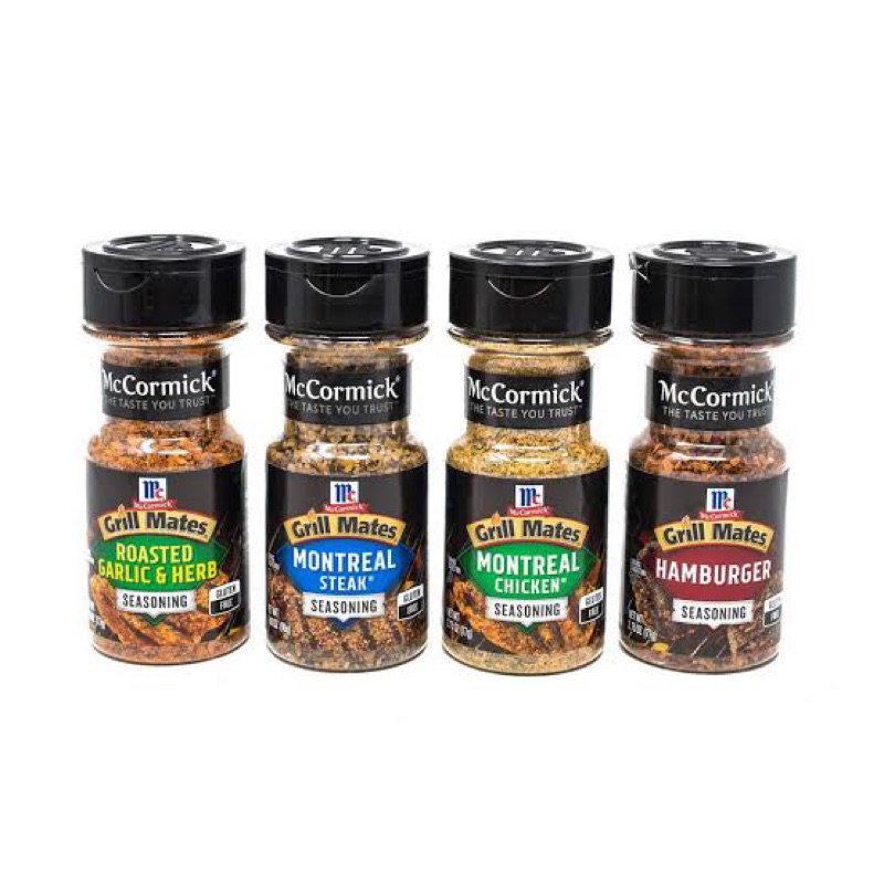 Mccormick Grill mates montreal steak / chicken seasoning 77-96g. ผงหมักสเต็ก/หมักไก่ นำเข้า🇺🇸