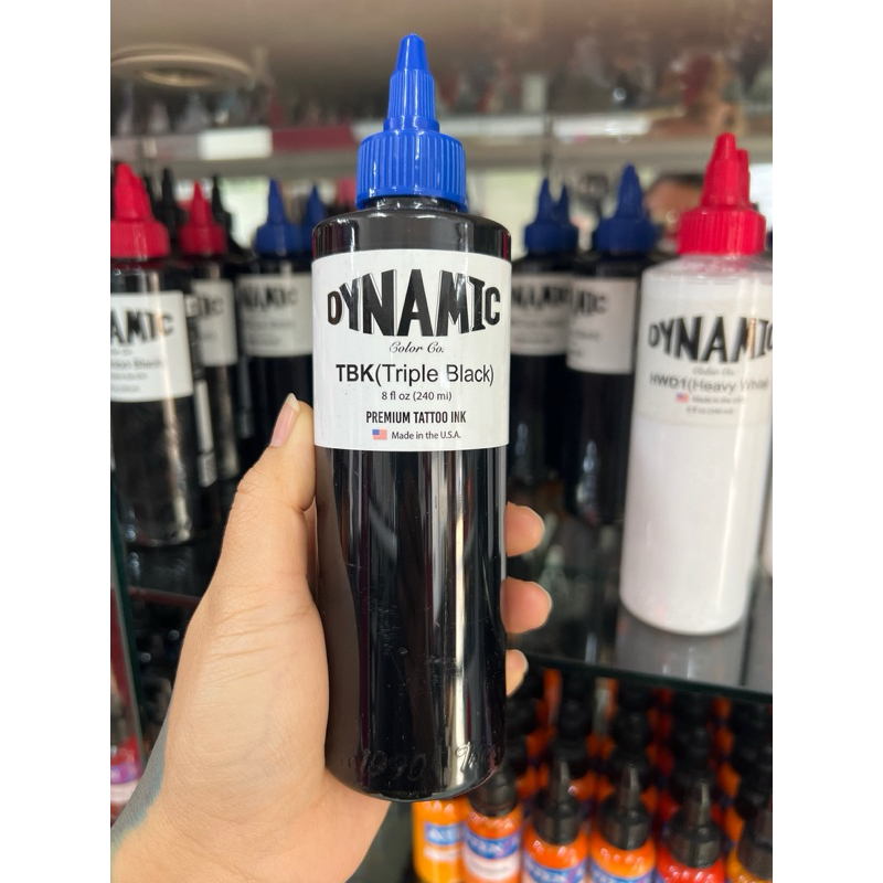 หมึกสักสีดำ ไดนามิคทริปเปิ้ลแบล็ค Dynamic TBK Ink