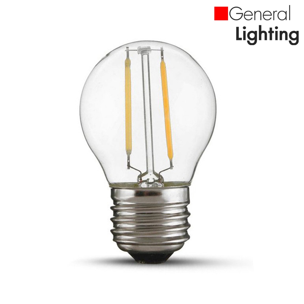 หลอดไฟเอดิสัน หลอดไฟวินเทจ LED E27 B45 LED 2W แสงวอร์มไวท์ มีสต็อก จัดส่งสินค้าทุกวัน