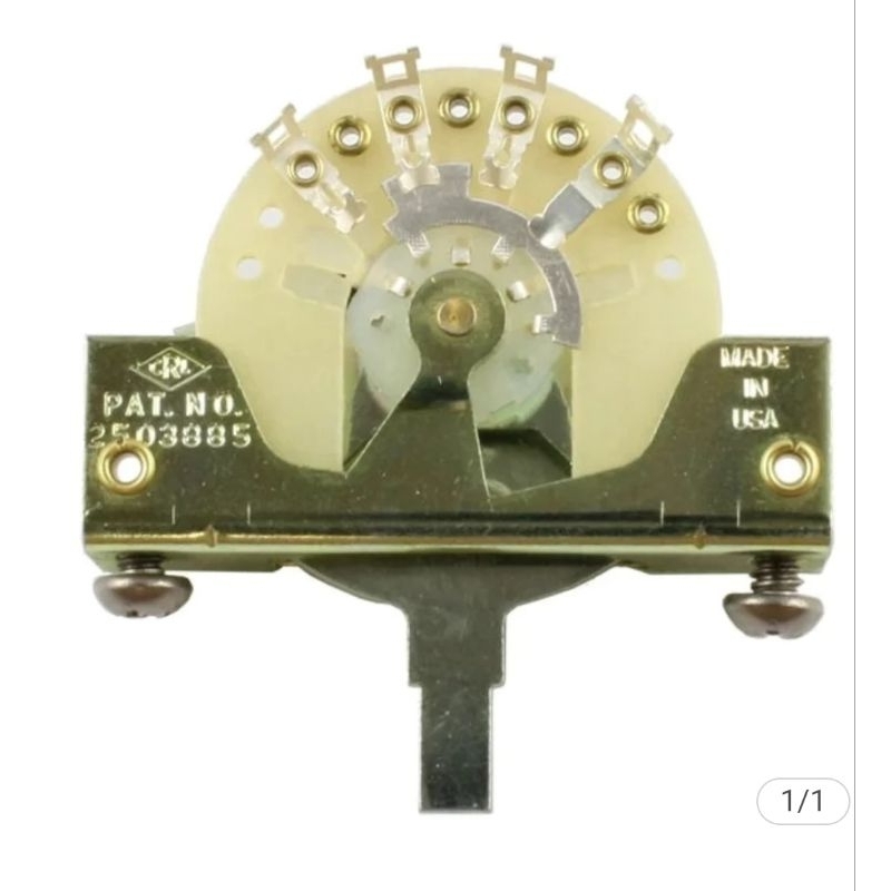 Original CRL 3 -Way , 5-Way Blade Switch ** MADE IN USA ** อะไหล่กีต้าร์