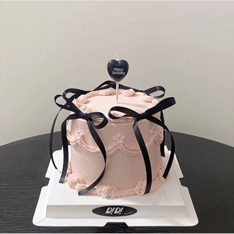 SHOP21  • เทียนหัวใจดำ happy birthday 🖤