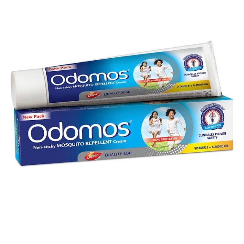 ครีมกันยุง Dabur Odomos สูตรน้ำมันอัลมอนด์ 50 กรัม (หมดอายุ 10/2025)