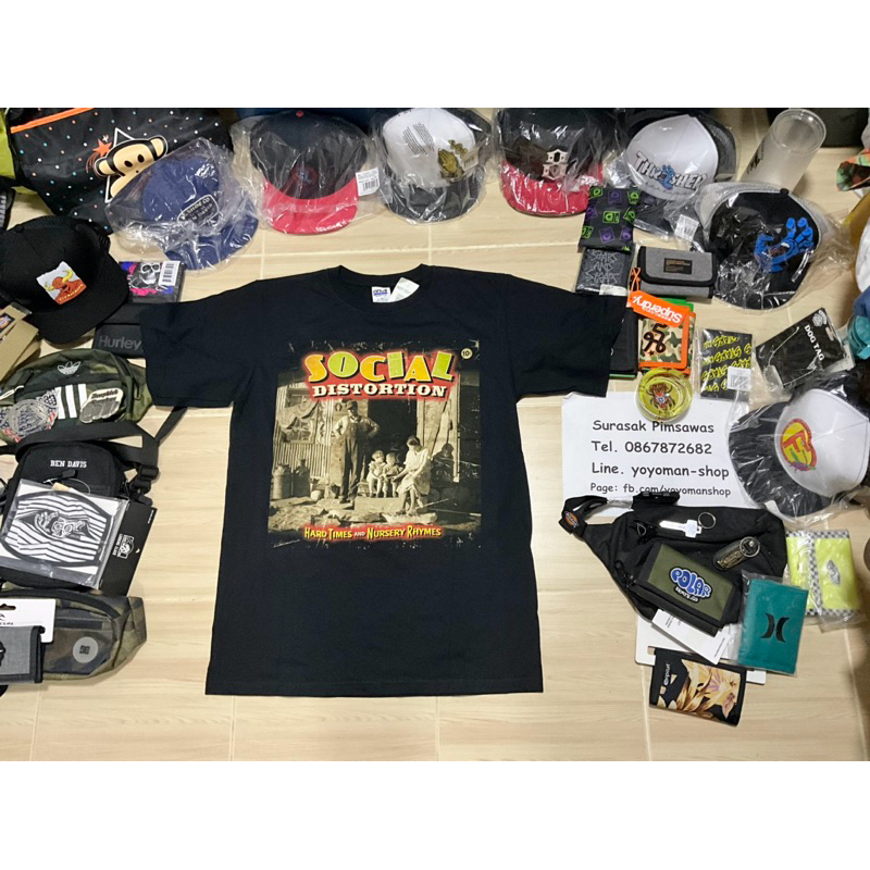 เสื้อยืด วง Social Distortion ของแท้มือ1 size M