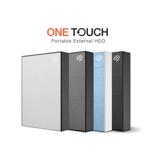 Seagate 4TB One Touch with password 2.5" USB 3.0 External Harddisk, ฟรีบริการกู้ข้อมูล (STKZ400040X)