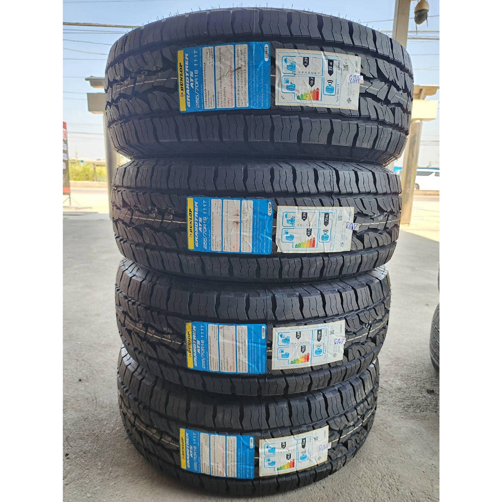 🔴 ยาง "#ดันลอป" Dunlop Grandtrek AT5 255/70R16 ปลายปี 23