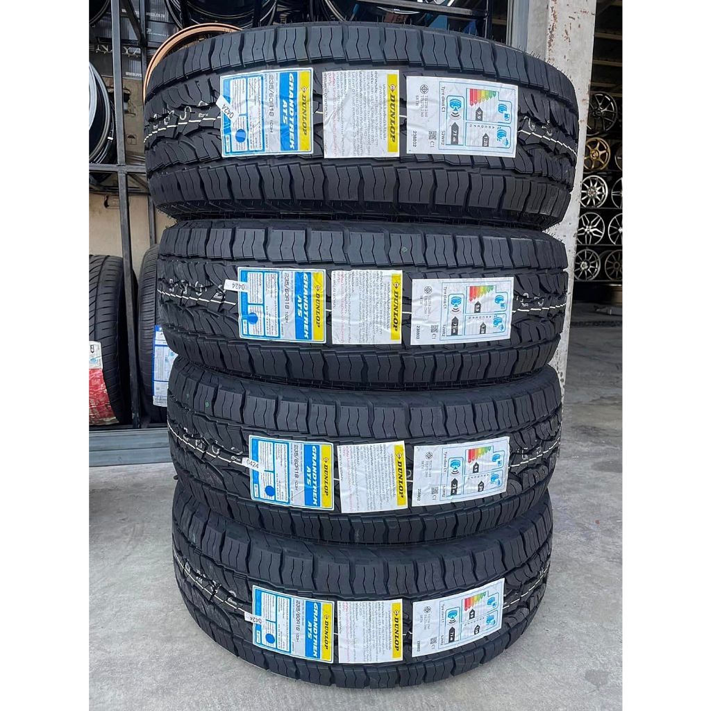 🔴 ยาง "#ดันลอป" Dunlop Grandtrek AT5  235/60R18 ปี 24