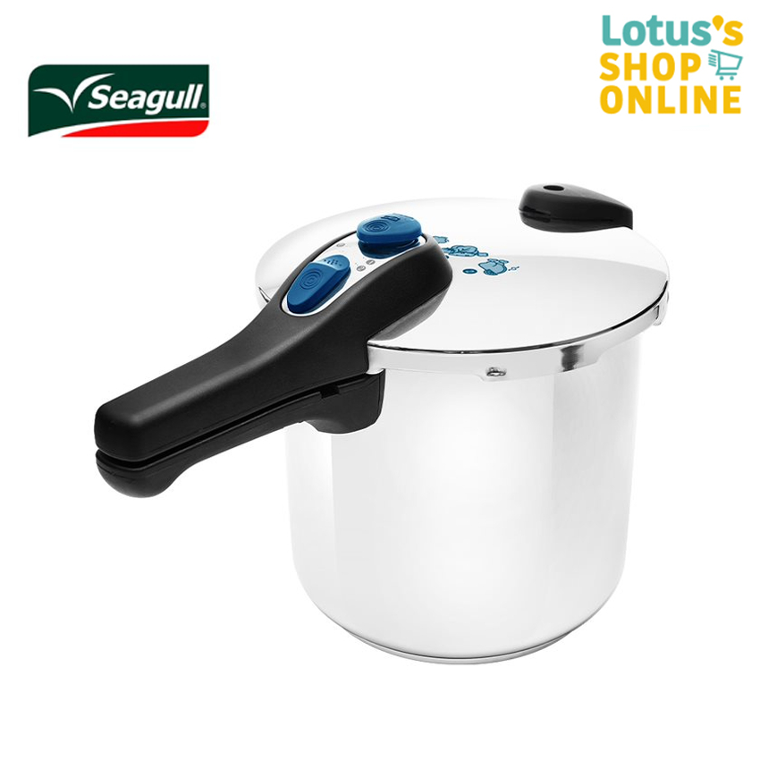 ซีกัล หม้ออัดแรงดัน ความจุ 6 ลิตร / 8 ลิตร สีเงิน SEAGULL PRESSURE COOKER 6 L / 8L SILVER ราคา ถูกที่สุด ดีลบีเคเค แกลเลอรีภาพที่ 6