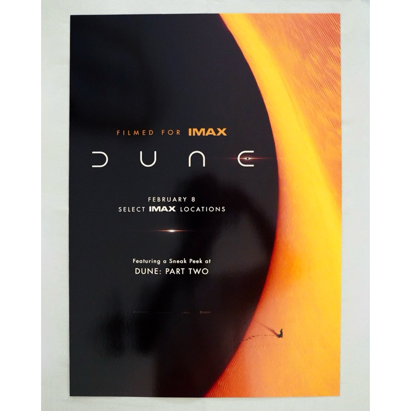 โปสเตอร์ของแท้ “DUNE” IMAX  จาก Major Cineplex - Poster “DUNE” IMAX