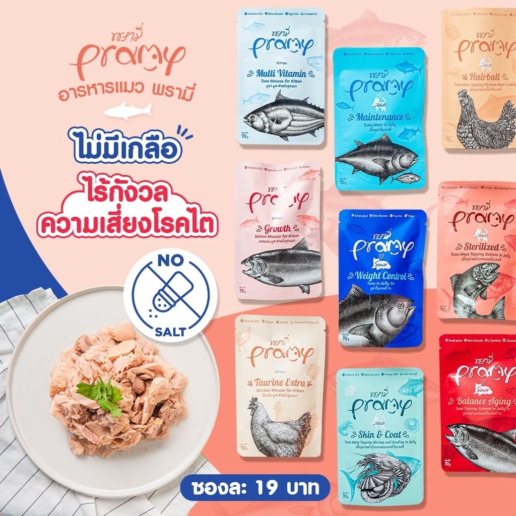 Pramy พรามี่ อาหารเปียกแมว
