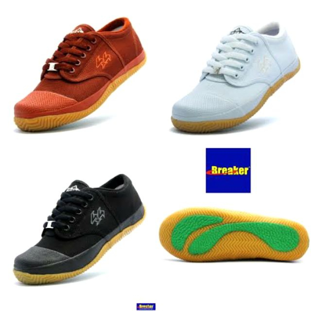 รองเท้านักเรียน Breaker BK4 พื้นสีเหลือง 31-45