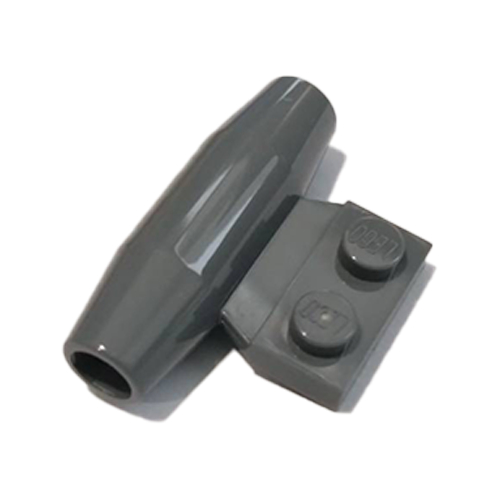 ชิ้นส่วนเลโก้ Lego Part Engine, Smooth Small, 1 x 2 Side Plate with Axle Holders and Slot (98302) รา