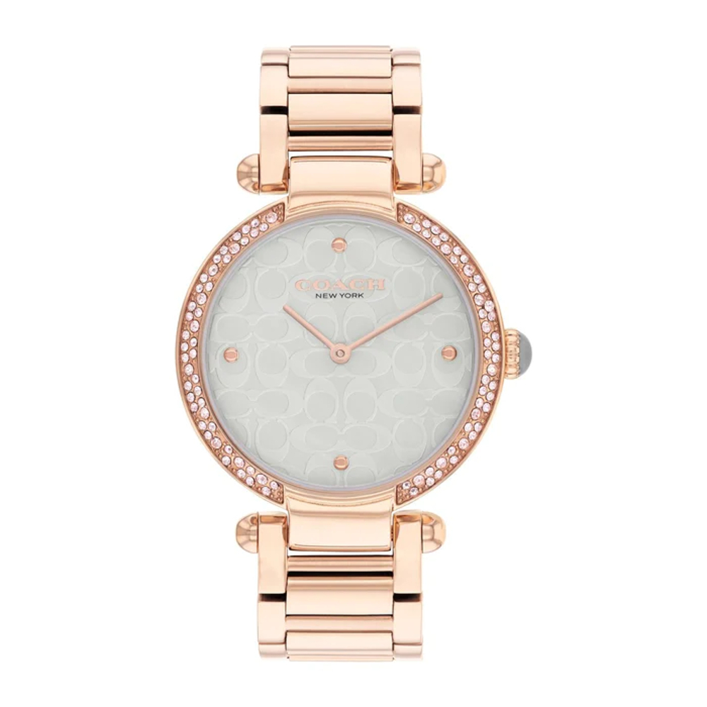 Coach CO14504184 COACH Cary Rose Gold Analog Women's Watch นาฬิกาข้อมือผู้หญิง สี Rose gold