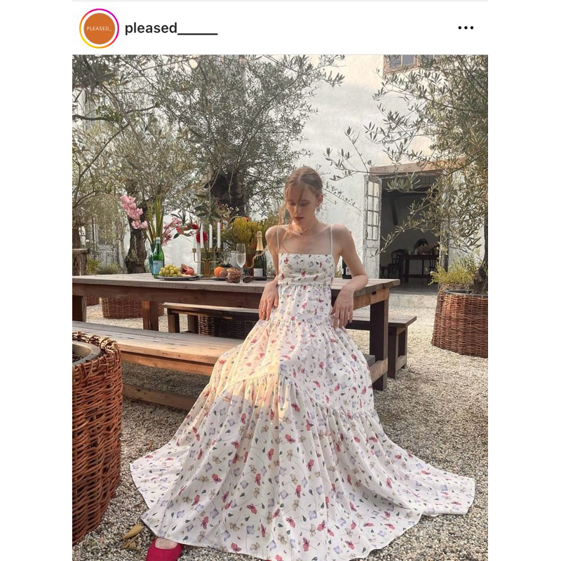 Pleased  ชุดเดรสแบรนด์ดังพร้อมส่ง (shop2690)