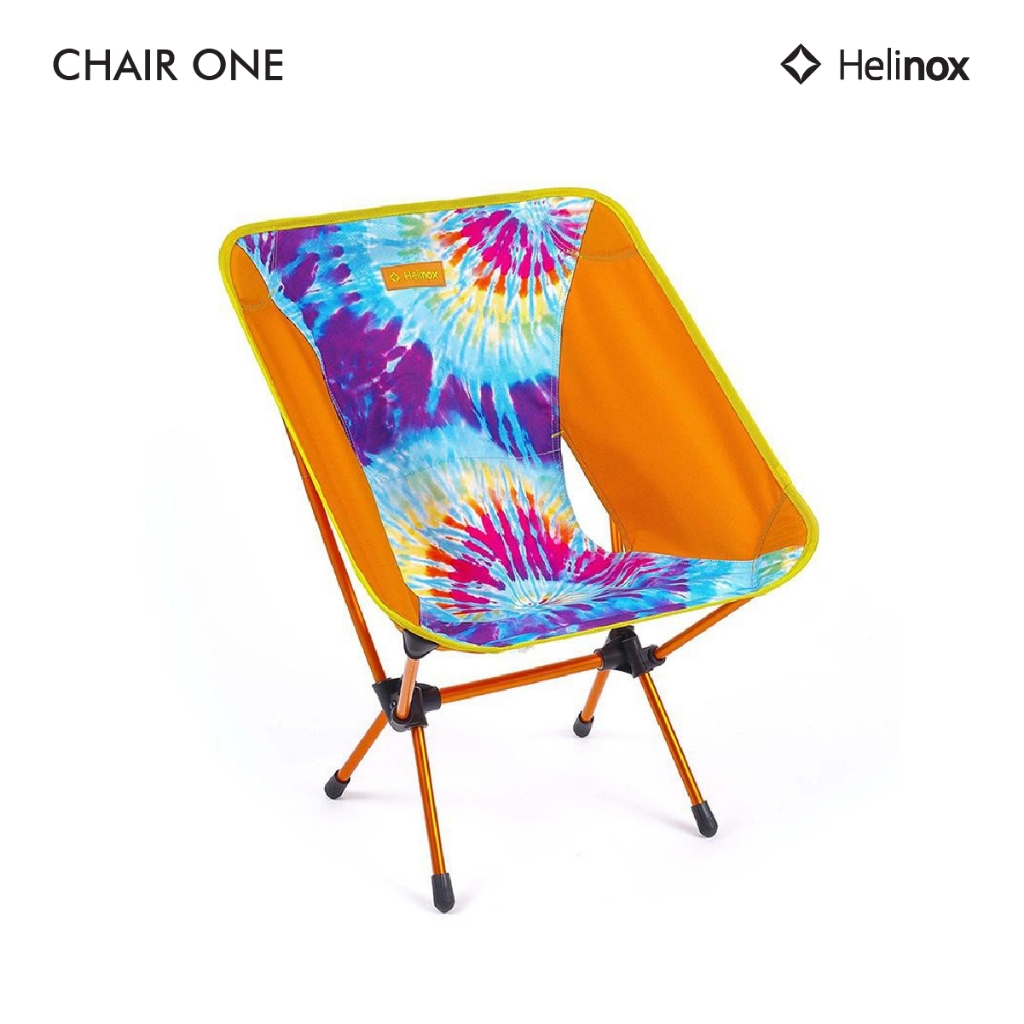 Helinox Chair One เก้าอี้สนามแคมป์ปิ้ง เฟรมอลูมิเนียมอัลลอยด์เบาแข็งแรง ผ้าผสมตาข่ายไม่ร้อน พับเก็บได้ รับน้ำหนัก 145กก.