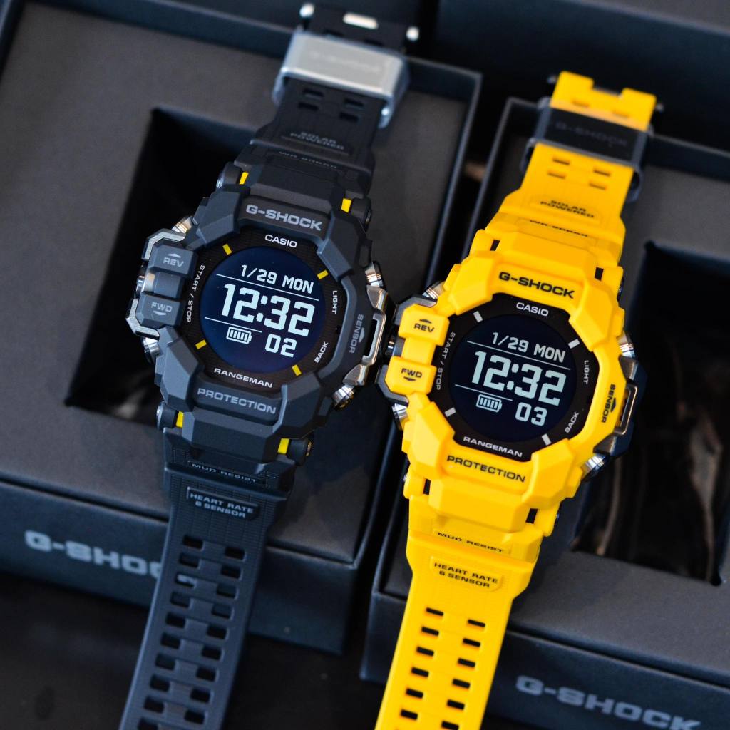 รุ่น TOP สุด G-SQUAD PRO GSHOCK   GPR-H1000-1 GPR-H1000-9 GPR-H1000 Rangman ออกกำลังกาย ประกันศูนย์ Cmg 1 ปี