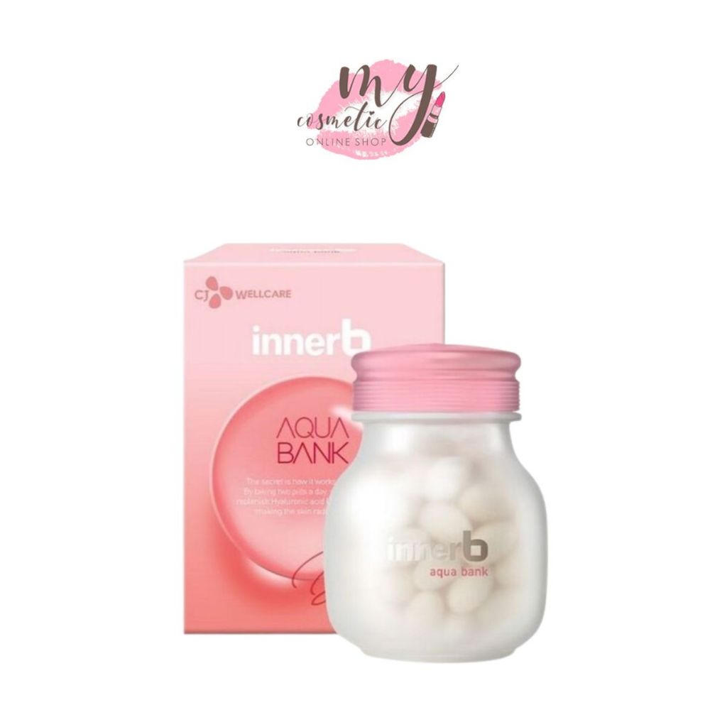 ( แท้ / พร้อมส่ง )Innerb Aqua bank สีชมพู
