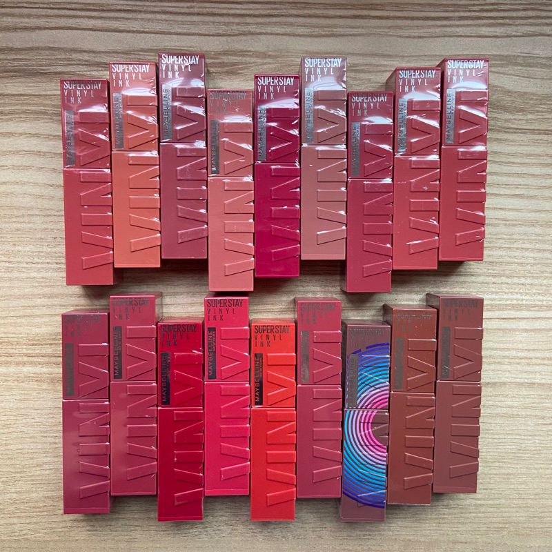 MAYBELLINE SUPERSTAY VINYL INK LIPSTICK ลิปสติก ติดทน กันน้ำ