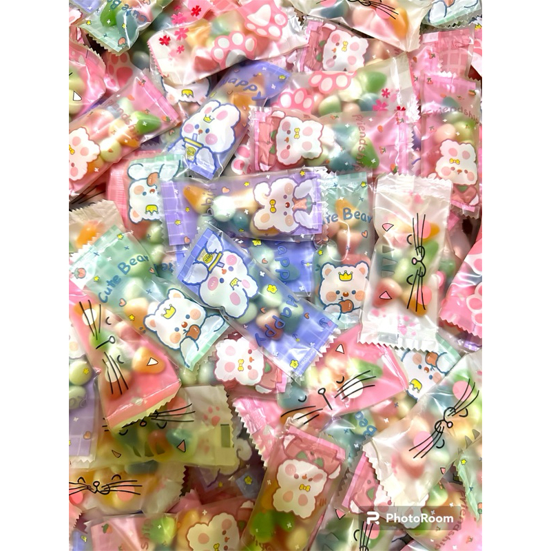 ปีโป้กรอบถุงจิ๋ว(30)ถุงคละลายสวยน่ารัก