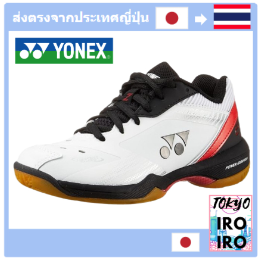 【คุณภาพญี่ปุ่น】[Yonex] รองเท้าแบดมินตัน Power Cushion 65Z, SHB65Z3, White/Red