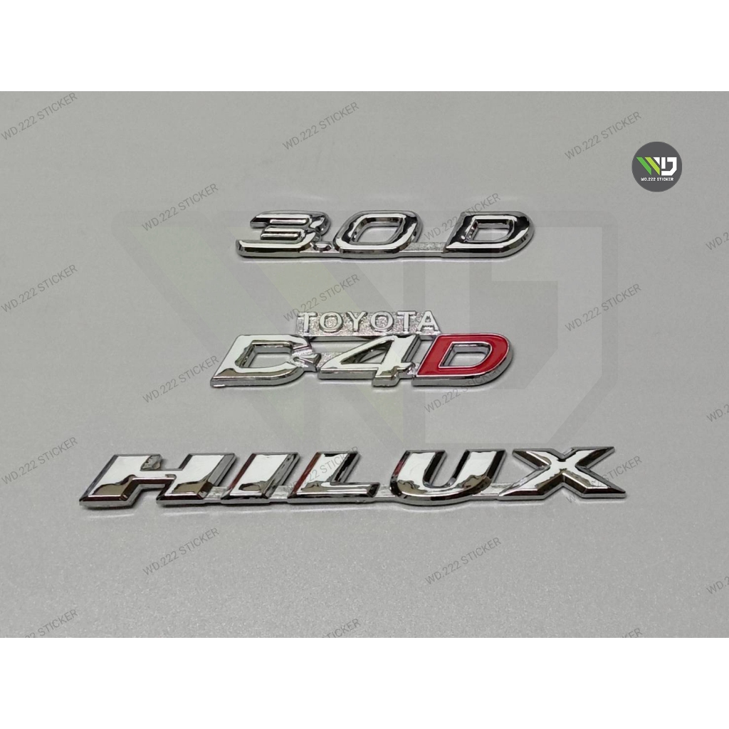 โลโก้ TOYOTA HILUX TIGER ติดข้าง  **ราคาต่อชิ้น**  **หากมีข้อสงสัยทักแชทก่อนสั่งซื้อสินค้า**