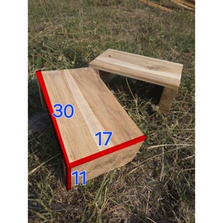 เก้าอี้เตี้ยเก้าอี้นั่งซักผ้าไม้สัก