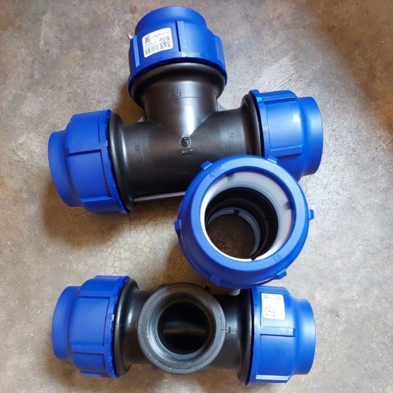 ข้อต่อพีอี PE UHM 63มม.