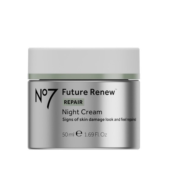 No7 Future Renew Repair Night Cream 50ml. นัมเบอร์ เซเว่น ฟิวเจอร์ รีนิว รีแพร์ ไนท์ ครีม ลดเลือนริ้