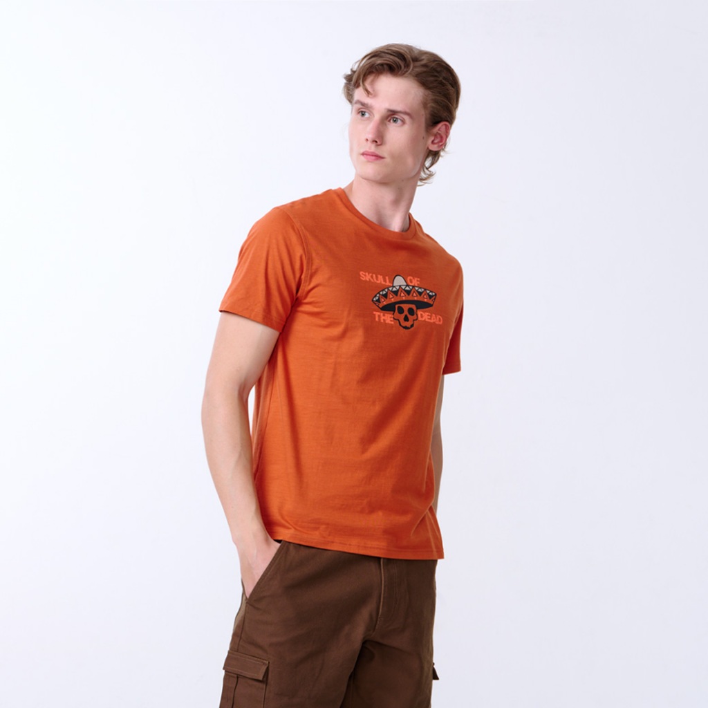 Khaki Bros. - คาคิ บรอส - Round neck T-shirt - เสื้อยืดคอกลม - KM24K002