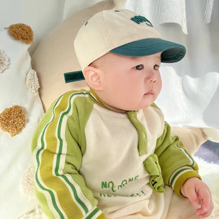 🧢พร้อมส่ง👲🏻หมวกแก็ปเด็ก Boston ปีกสั้น น่ารักมากๆ ทรงสวย มีสายปรับขนาด