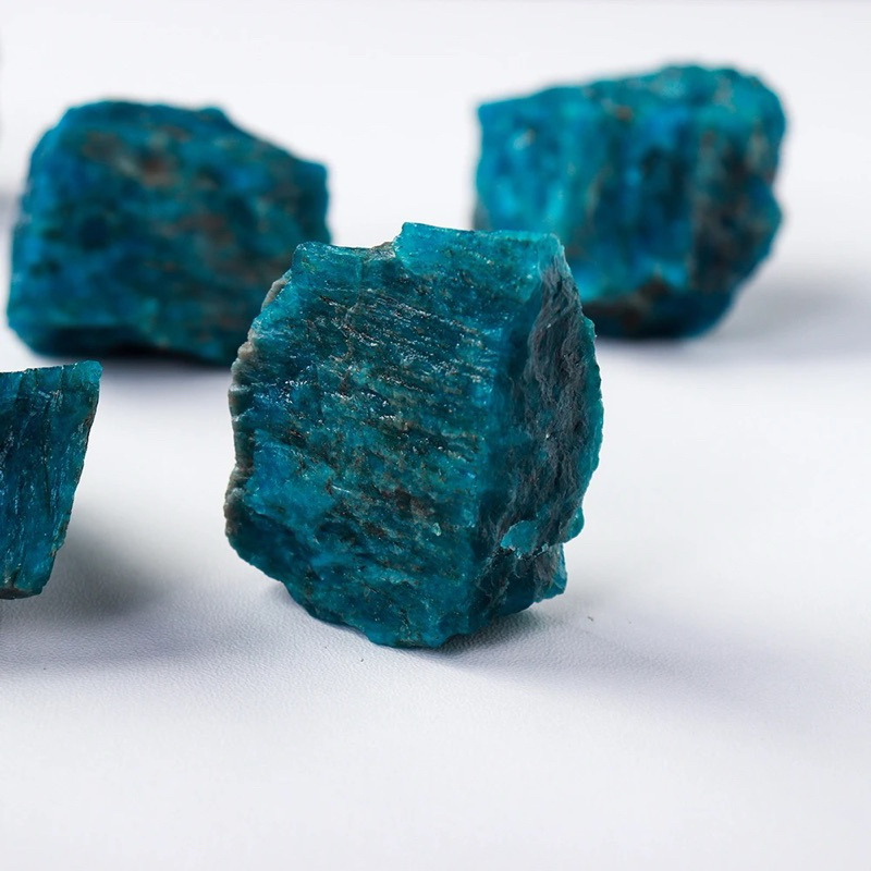 1PC Blue Apatite Rough Stone - Bulk Rough Stones - Raw Apatite Stone - Rough Rocks