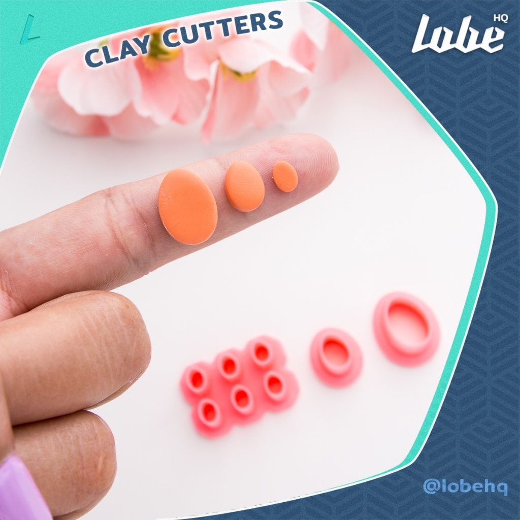Egg Shape A Clay Cutter/Clay Earring Cutter/ Plastic Polymer Cutter/ Polymer Clay Cutter/ แม่พิมพ์กดดินรูปทรงไข่อีสเตอร์