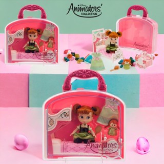 นำเข้า USA  Disney Animators' Collection Anna Mini Doll Play…