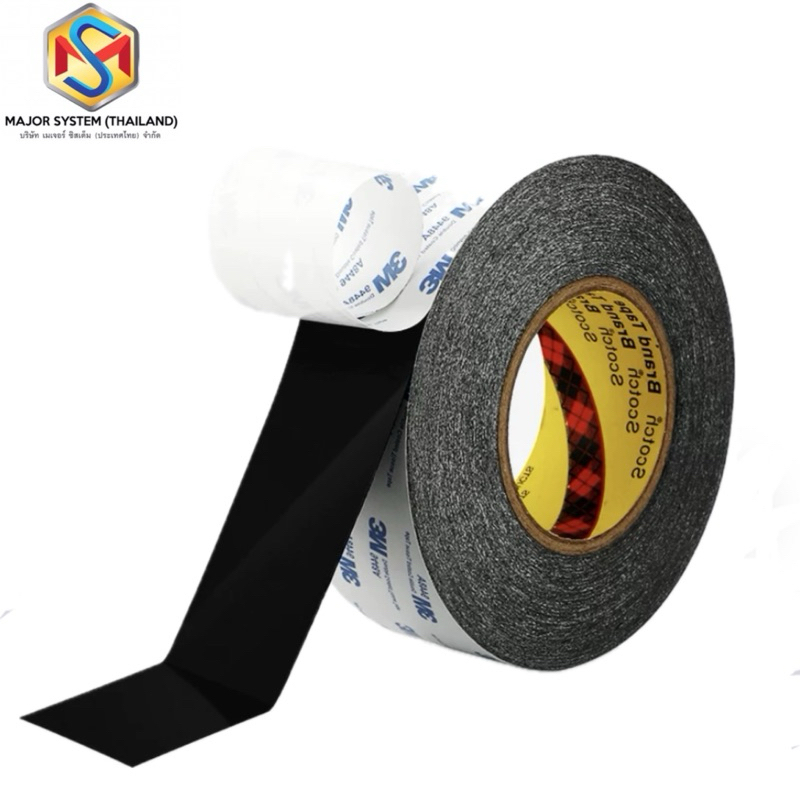 3M 9448AB, 9448B ทิชชู่เทป เทปกาว 2 หน้าแบบบาง เทปกาวสองหน้าสีดำ