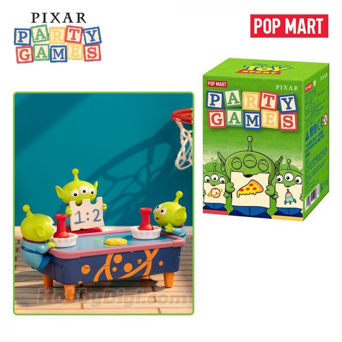 [จุ่มแยก] Little Green Man Party Game Toystory POP MART Disney Pixar กล่องสุ่ม พร้อมส่ง ของเล่น ของสะสม