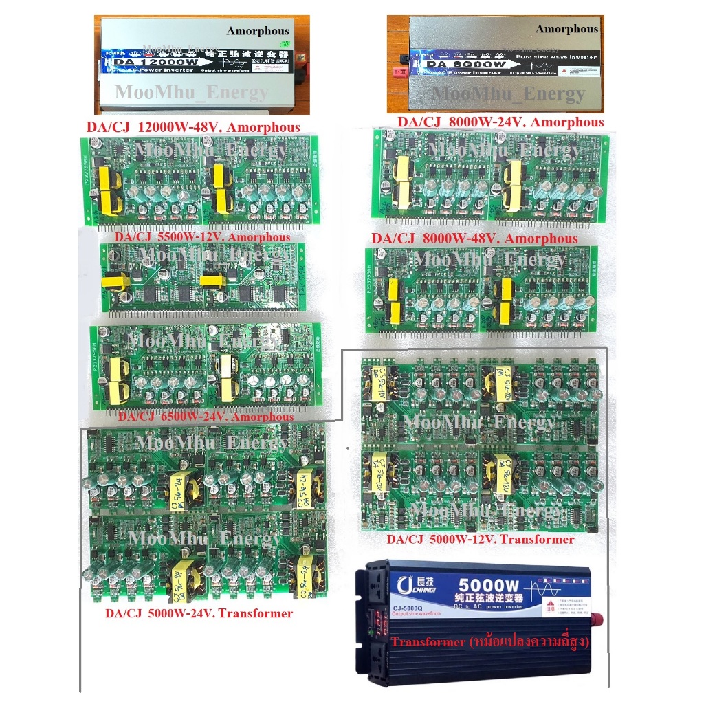 DA/CJ Inverter  Post module / Power Module  PCB Assy 12V-24V-48V  ส่งจากไทย