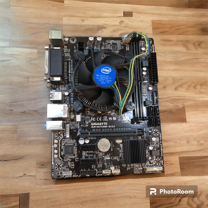 เมนบอร์ด H110M-DS2-CF พร้อมCPU i3-7100