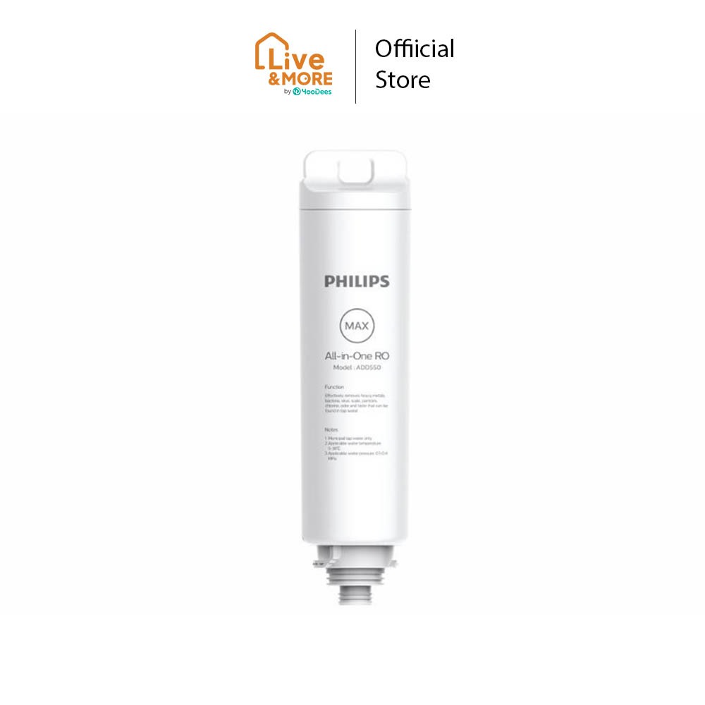 [ส่งไว ประกันศูนย์] Philips ฟิลิปส์ RO Dispenser Filter ไส้กรองสำหรับเครื่องกรองน้ำดื่ม รุ่น ADD550