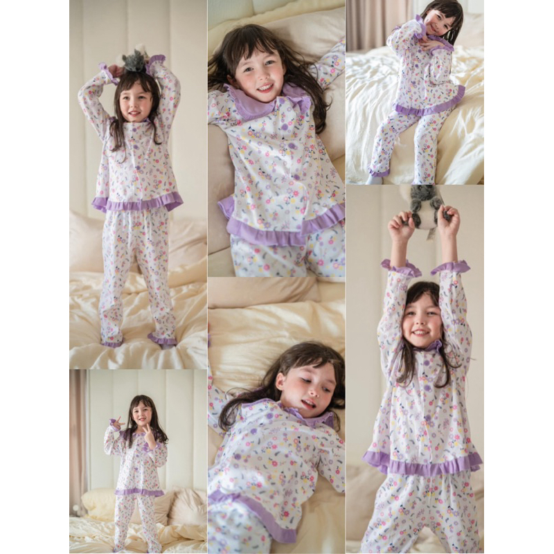 Bno ชุดนอนเด็กผู้หญิง ผ้า cotton100%