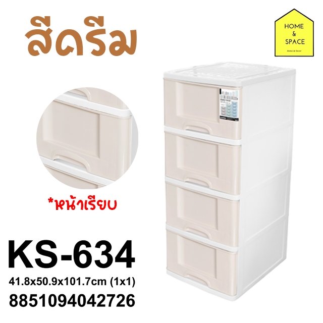 ตู้ลิ้นชักสีพาสเทล (มีล้อ) รุ่น KS (หน้ากว้างกว่าเดิม) - รูปที่ 7